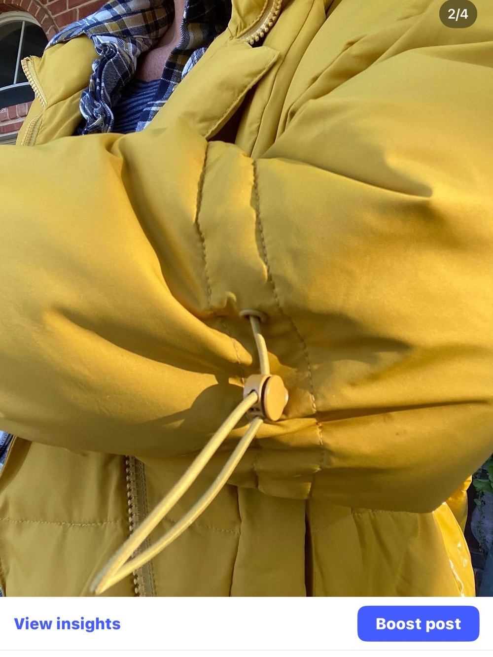 CAbi Puff Piece, Yellow, Size Large - Picture 4 of 9